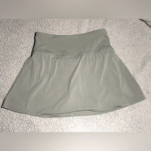 Essentials Green Active Mini Skort for Casual Wear
